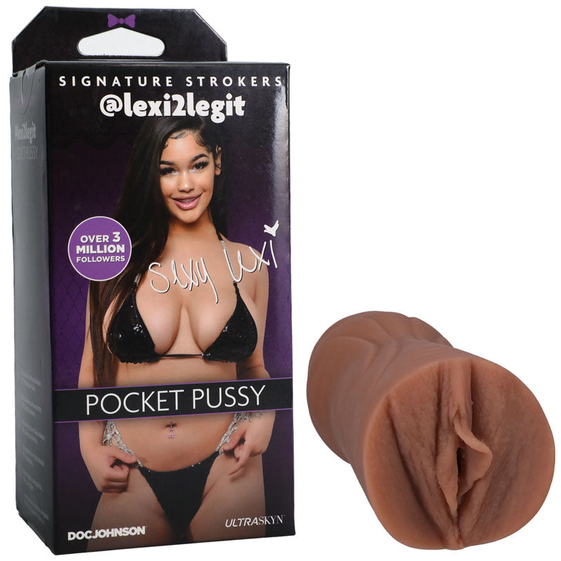 Girls Of Social Media @lexi2legit Pocket Pussy - Tan Vagina Stroker