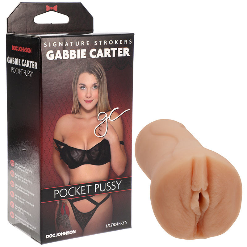 Gabbie Carter UltraSkyn Pocket Pussy - Flesh Vagina Stroker