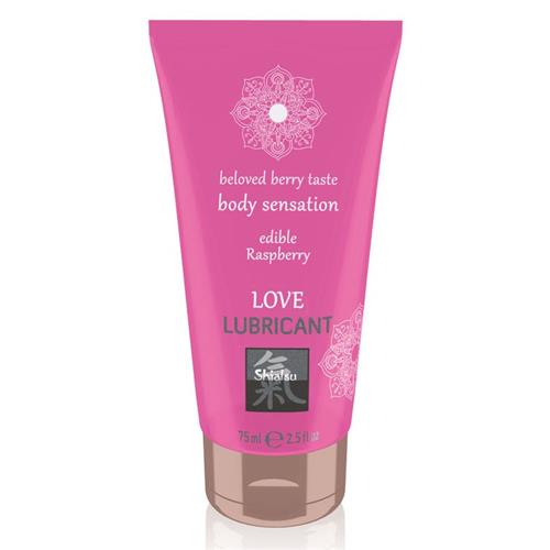 SHIATSU Edible Love Lubricant - Raspberry 75ml