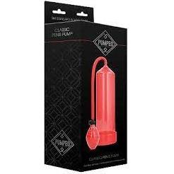 PUMPED Classic Penis Pump Red - bulb