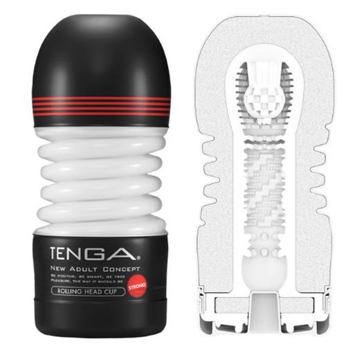 Rolling Head Cup Hard - Tenga - Blk/White