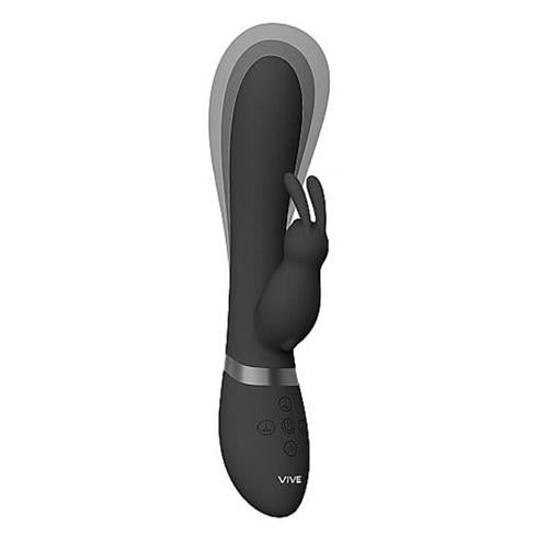 VIVE - Taka Inflatable Vibrating Rabbit Black
