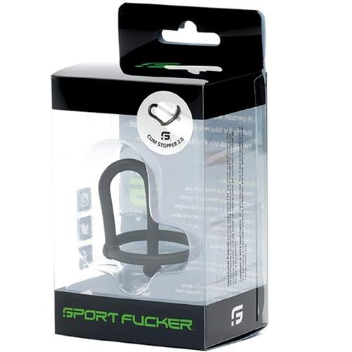 Cum Stopper Penis Plug By Sport Fucker Black