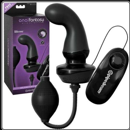 Anal Fantasy Elite Collection - Inflatable P-Spot Massager (Black)