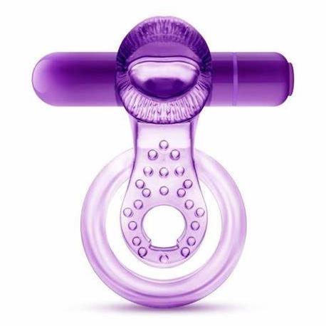 Play With Me - Lick It - Vibrating Double Strap Cock Ring