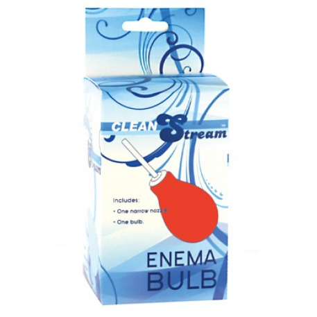 Clean Stream Enema Bulb - Red
