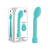 Adam & Eve RECHARGEABLE SILICONE G-GASM DELIGHT - Teal 17.8 cm USB Rechargeable Vibrator