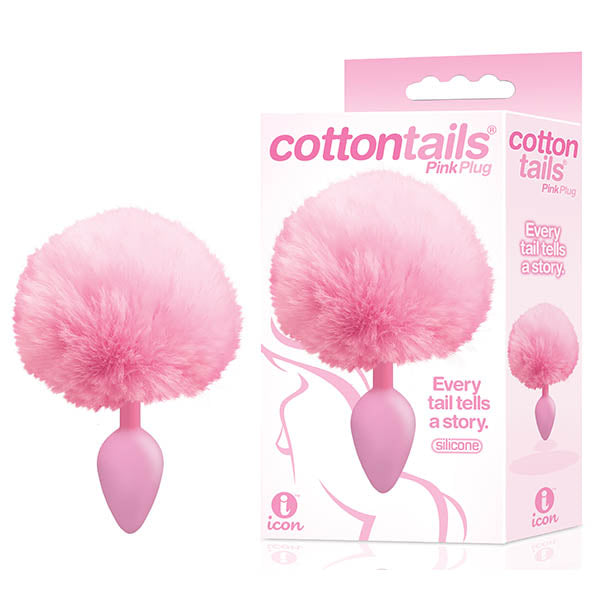 The 9's Cottontails - Pink Butt Plug with Bunny Tail