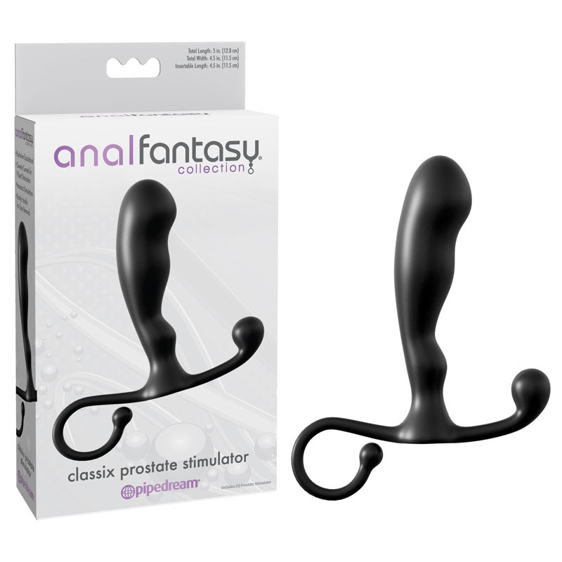Anal Fantasy Collection Classix Prostate Stimulator - Black 10.1 cm (4'') Prostate Massager