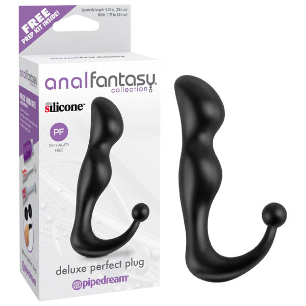 Anal Fantasy Collection Deluxe Perfect Plug - Black 13.5 cm (5.25'') Butt Plug