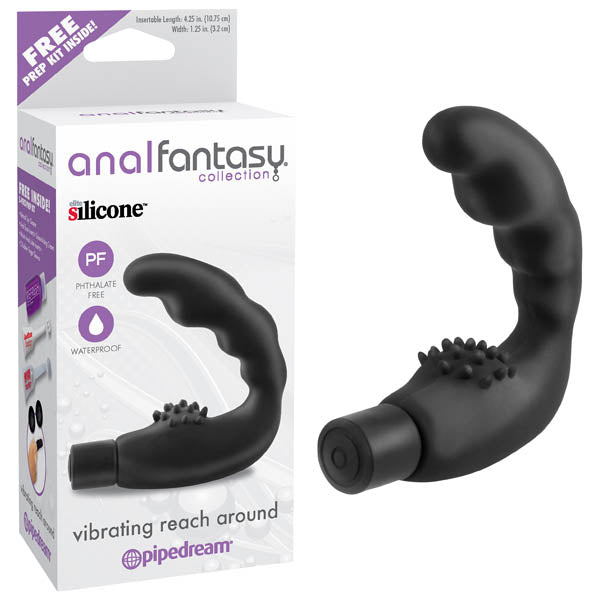 Anal Fantasy Collection Vibrating Reach Around - Black 10.75 cm (4.25'') Vibrating Prostate Wand