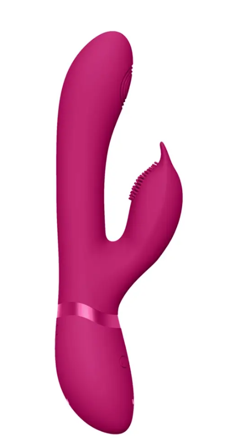 Vive Aimi - Triple Action Rechargeable Swinging G-Spot Vibrator - Pink
