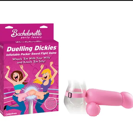 Inflatable Duelling Dickies - Pink