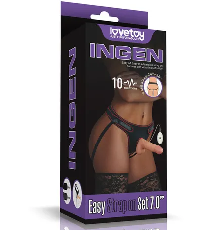 Ingen - Vibrating Easy Strap Set - 7.0