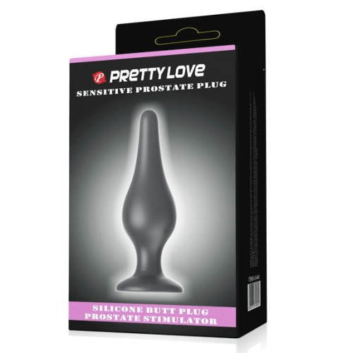 Boda Anal Premium Silicone Sensitive Prostate Medium  Butt Plug Black