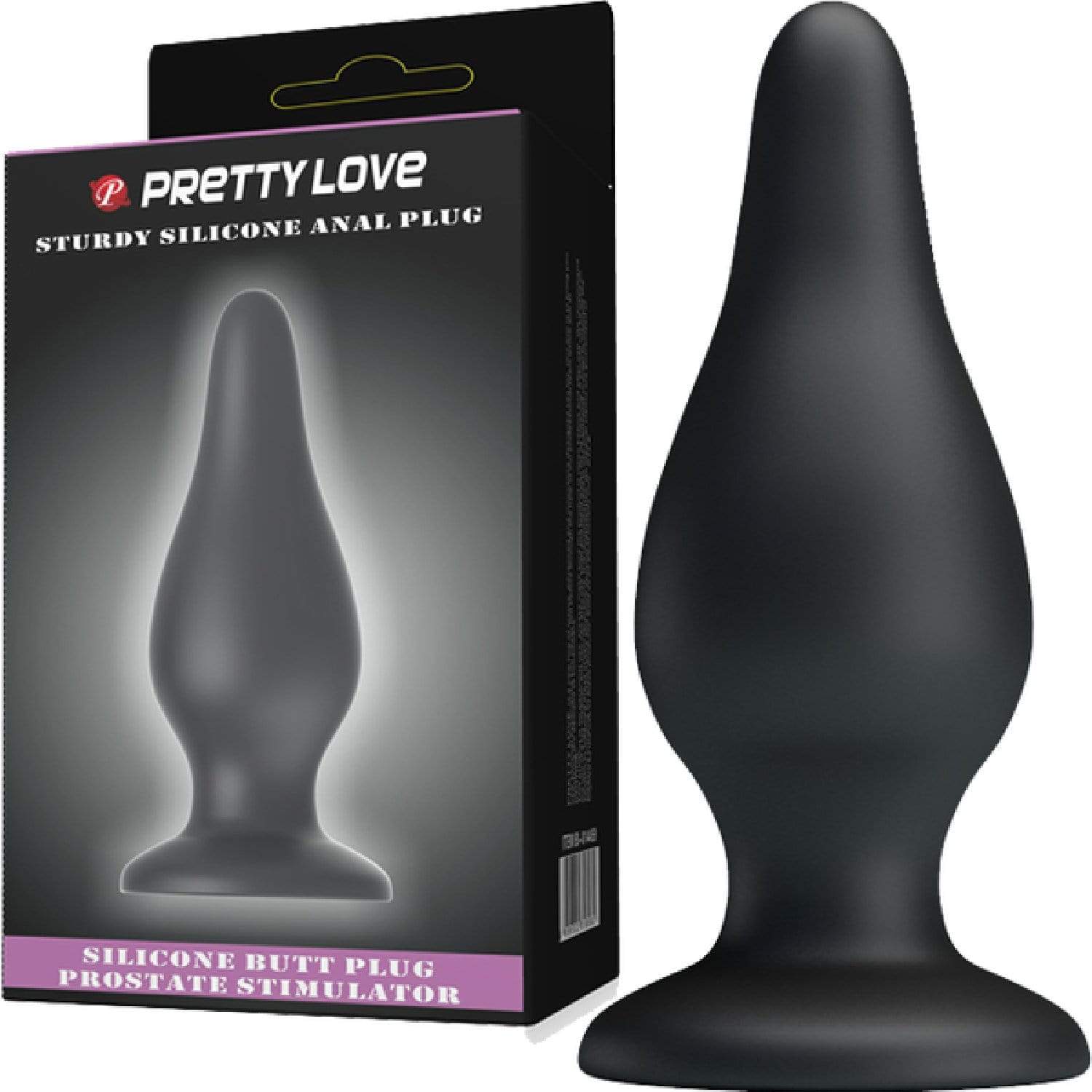 Sturdy Silicone Anal Plug (Black)-Anal Plug,Butt Plug,pensectO2,section5,Section9Wagg