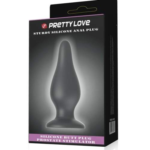 Sturdy Silicone Anal Plug (Black)-Anal Plug,Butt Plug,pensectO2,section5,Section9Wagg