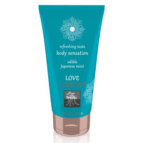 Shiatsu Edible Love Lubricant - Japanese Mint 75ml