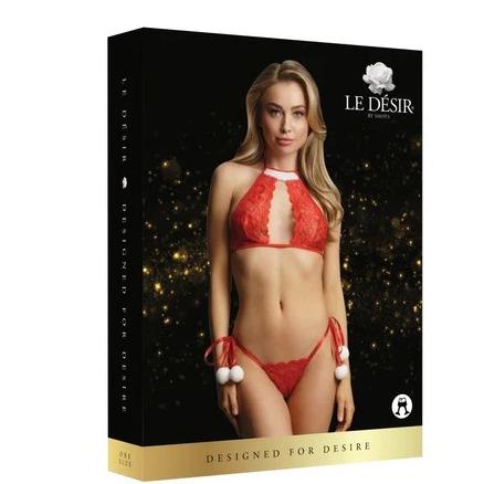 Le Desir - Snow Angel Lace Lingerie Set