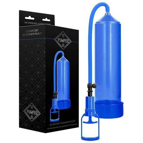 PUMPED - Comfort Beginner Penis Pump Trigger- Blue