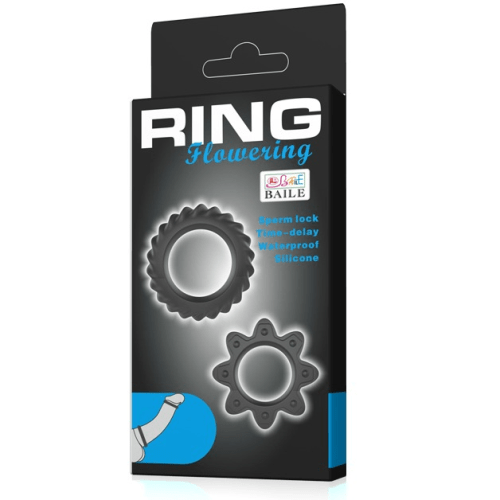 Boda Cock Rings Cock Ring Set of 2 Ring Flowering