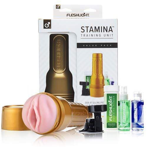 Fleshlight combo pack Fleshlight Stamina Pocket Pussy Training Unit Value Pack