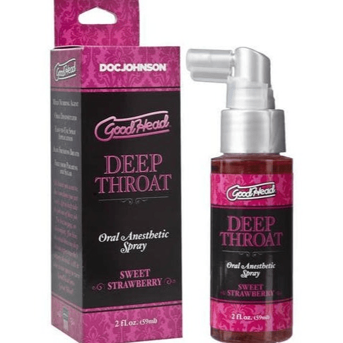 Windsor deep throat spray GoodHead deep throat spray Strawberry
