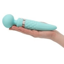 LonBrook dual ended massager Pillow Talk Sultry Dual ended warming massager  TEAL