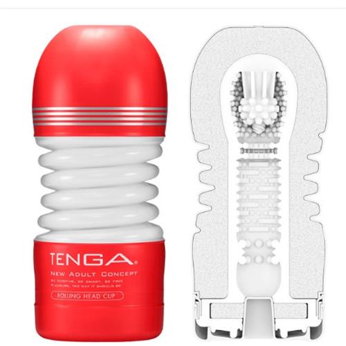 Rolling Head Cup Original - Tenga - Red/White