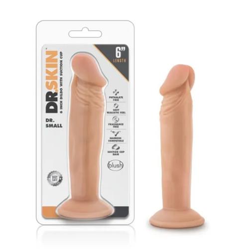 Dr Skin Dr Small 6" Dildo - Flesh