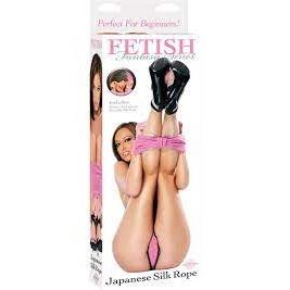 Fetish Fantasy Japanese Silk Rope Pink