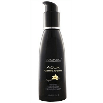 Windsor flavoured lube vanilla bean flavoured lubricant - wicked aqua 120ml