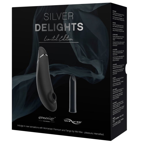 Sugar & Sas Kits Silver Delights collection womanizer/tango limited edition vibrator set