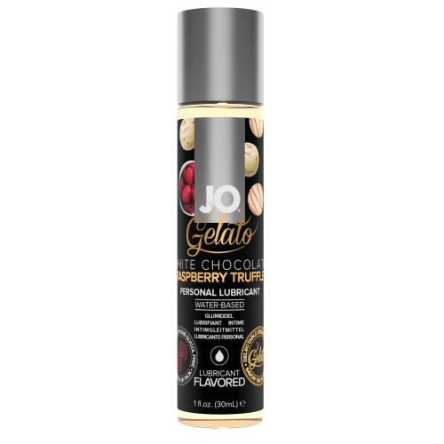 Metro LubesCondoms Gelato White Chocolate Raspberry Truffle Flavoured Lubricant by JO 30ml