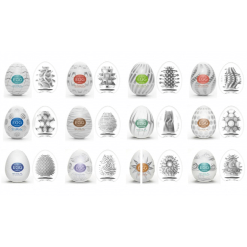 Sugar & Sas Masturbators Tenga Eggs - Assorted