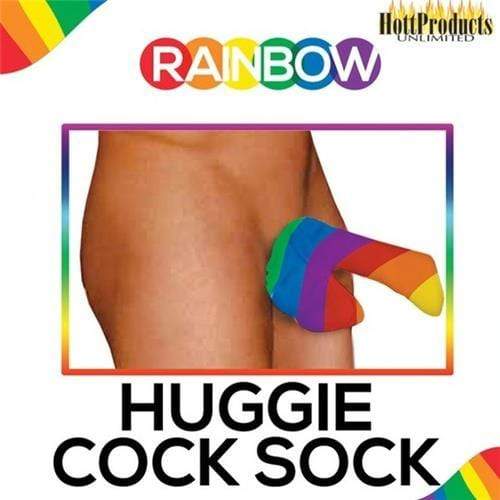 Funtasia Novelties huggie cock sock rainbow