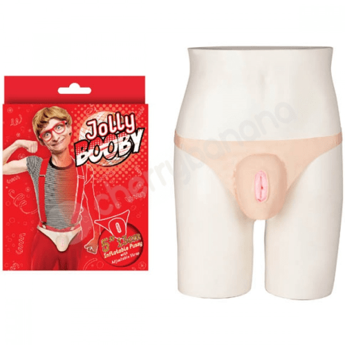 Gimmicky Gifts Novelties Inflatable Pussy with Adjustable Straps