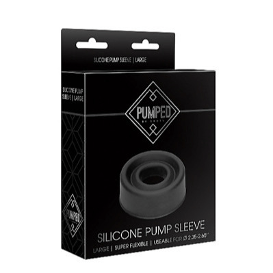 Metro Penis Pump Silicone pump sleeve Large BLK