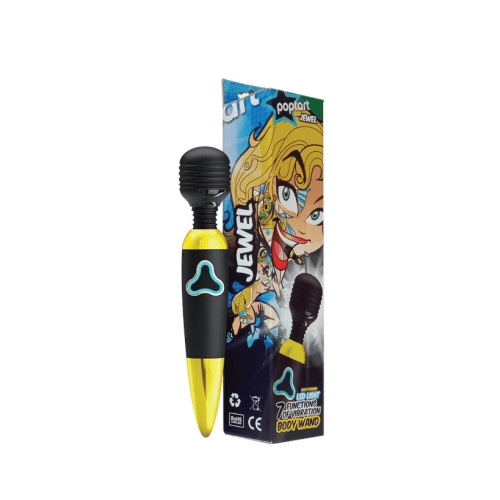 Claredale Rechargeable Rechargable Body Wand (Jewel) - Black &Gold