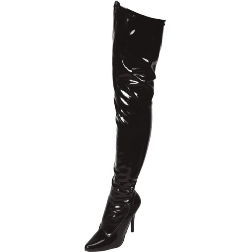 Shop 5" BLACK POINTED THIGH HIGH BOOT | Funtasia
