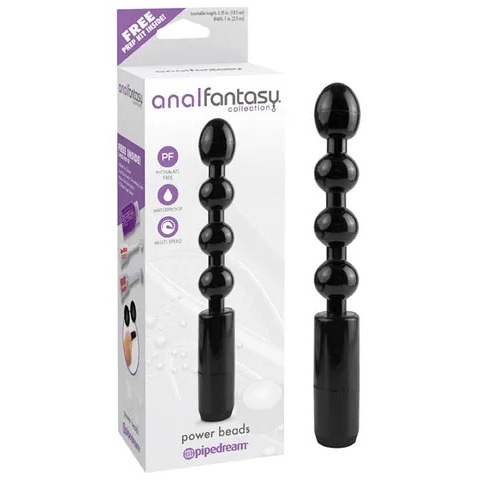 JCAP vibrating anal Vibrating Power Beads  Anal Fantasy