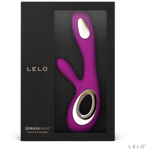 CALVISTA Vibrators LELO SORAYA WAVE RABBIT VIBRATOR DEEP ROSE