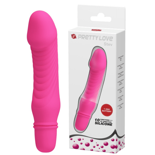 Claredale Vibrators Pretty Love Mini Vibrator Stev 'Dark Pink'