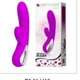 Boda VIBRATORS Super Sleek 12 Function Rechargeable Dual Function G SPOT and SCitoral Vibrator ELMER