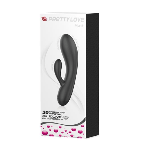 Funtasia VIBRATORS Ultra Premium 30 Function Rechargeable Rabbit Vibrator 'Matt'