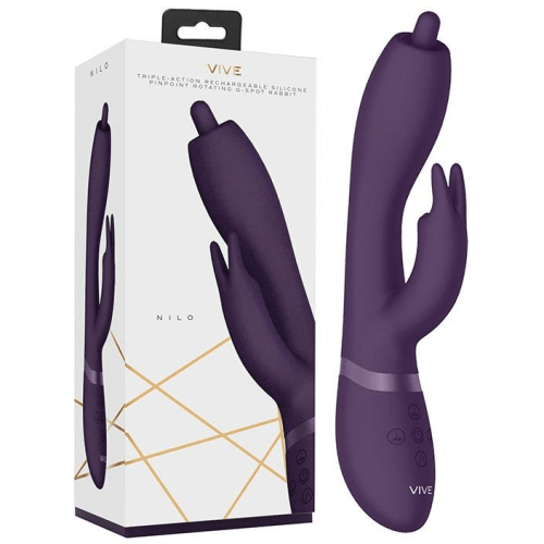 Metro Vibrators VIVE - Nilo Rabbit Black